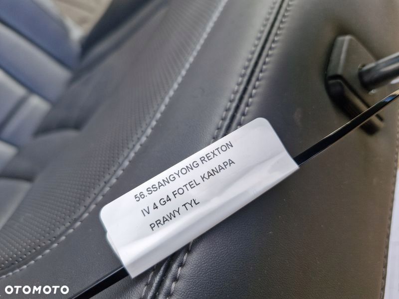 SSANGYONG REXTON IV 4 G4 FOTEL KANAPA PRAWY TYŁ TYLNA - 10