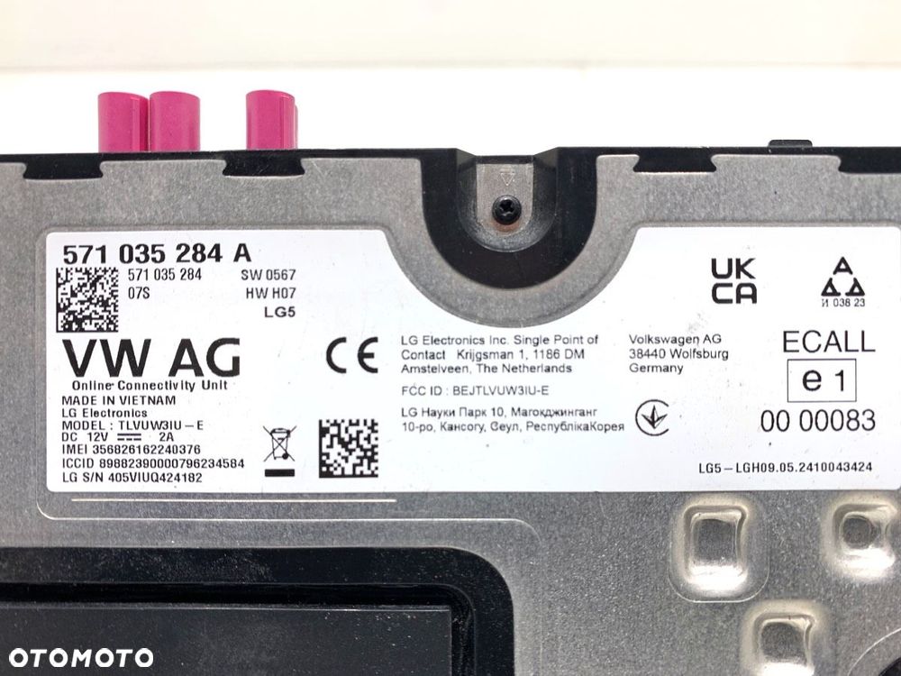 MODUŁ ONLINE  SKODA SUPERB IV 2023 - 2.0 TSI 195 kW [265 KM] benzyna 2023 - 571035284 - 4