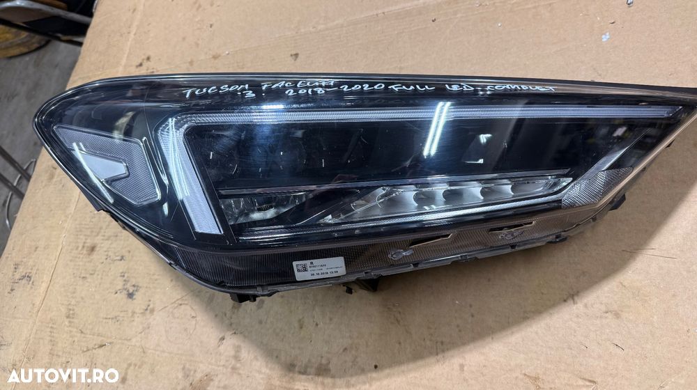 Far dreapta full led HYUNDAI TUCSON facelift an 2018-2020 cod D792111A20 si 92102D7700 reparat pe partea de jos - 1