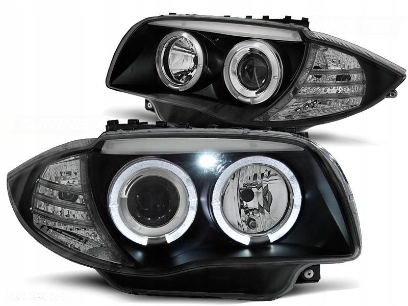 Reflektor Lampy kpl Ringi Angel Eyes Led Diody Tuning Bmw 1 e81 e82 e87 e88 - 2