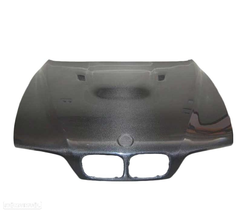 CAPÔ BMW E39 LOOK M3 E92 95-03 COM ENTRADA DE AR CARBONO - 3