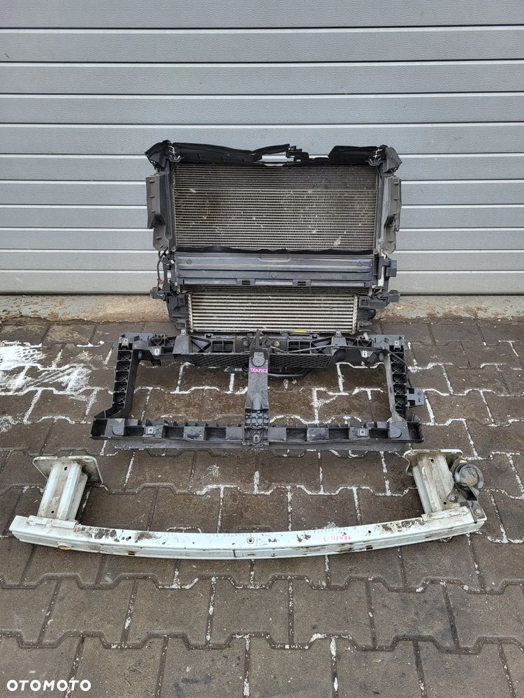RENAULT TRAFIC 3 PAS PRZEDNI WZMOCNIENIE CHŁODNICE WENTYLATORY KOMPLET 752101525R 625001299R 921008178R - 1