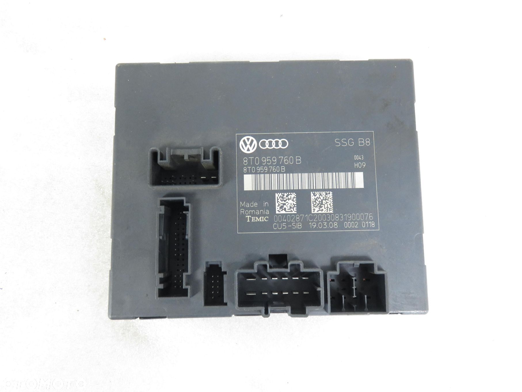 MODUŁ FOTELA AUDI A5 8T0959760B - 1