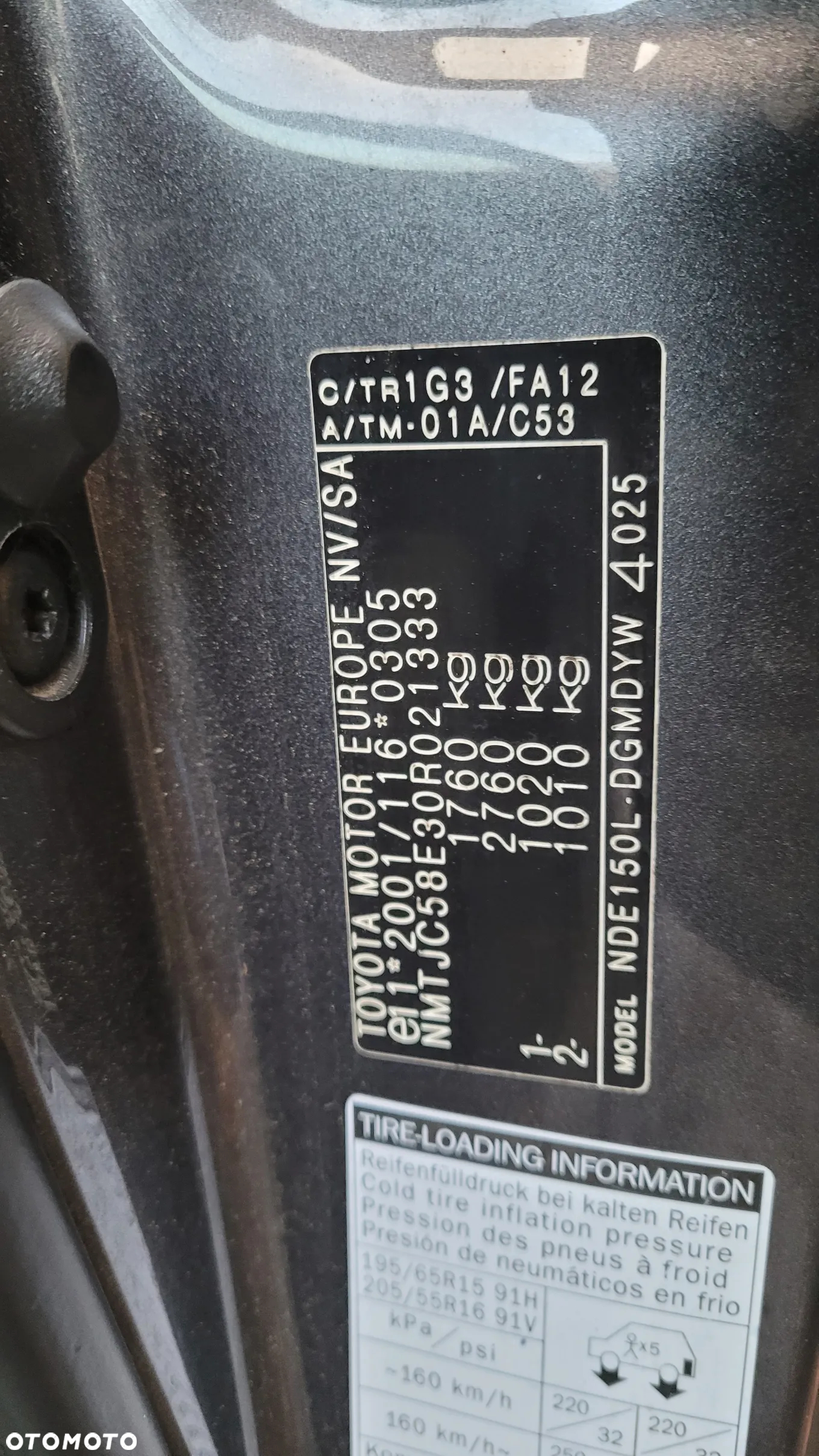 2007 Toyota auris 1.4 d4d - 2