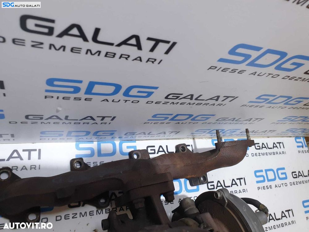 Turbo Turbina Turbosuflanta cu Galerie Evacuare Citroen Berlingo 2.0 HDI 1999 - 2011 Cod 9639563080 [B3807] - 5