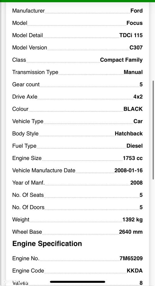 SILNIK KOMPLETNY FORD MONDEO MK4 IV 1.8 TDCI KKDA KKDA film - 8