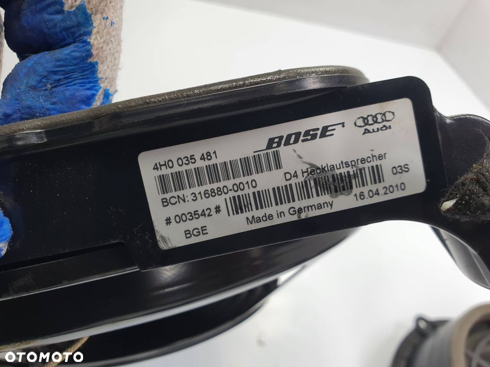 GŁOŚNIKI ZESTAW AUDI A8 D4  4H0035297 - 3