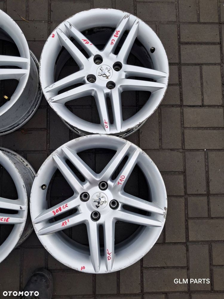 peugeot 308 cc felgi aluminiowe 17" 4x108 et32 9673739077 - 3