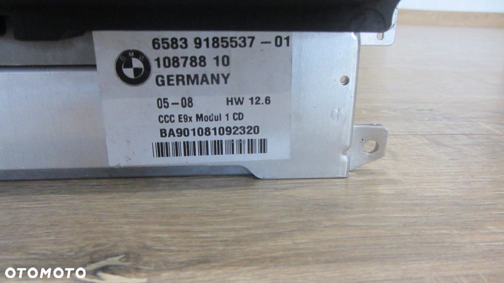 BMW 3 E92 E90 CZYTNIK CCC CD NAWIGACJA DVD RADIO 9185537 65839191564 - 6