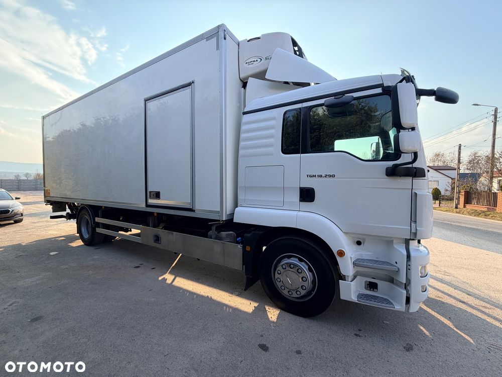MAN MAN TGM 18.290/ IZOTERMA / OTWIERANY BOK/ /WINDA / 19 EUROPALET/ NISKI PRZEBIEG /SYPIALKA /ACC/EURO6 - 6