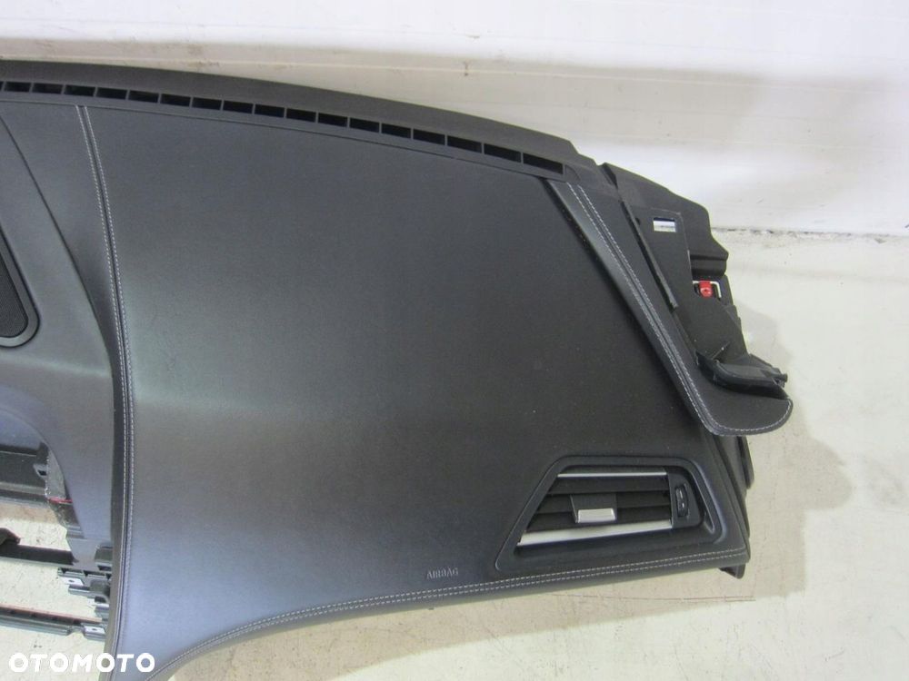 BMW F06 F12 DESKA ROZDZIELCZA KONSOLA AIRBAG SKÓRA NATURALNA 51459240784 - 5