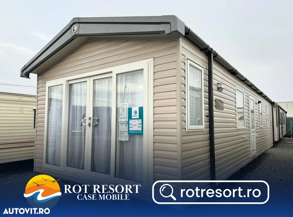 Alta Casă mobilă Swift Margaux nr. 145 | Tâmplărie PVC si încălzire centrala pe gaz cu calorifere | 11 x 3.7 m | 2 dormitoare si 2 băi - 1