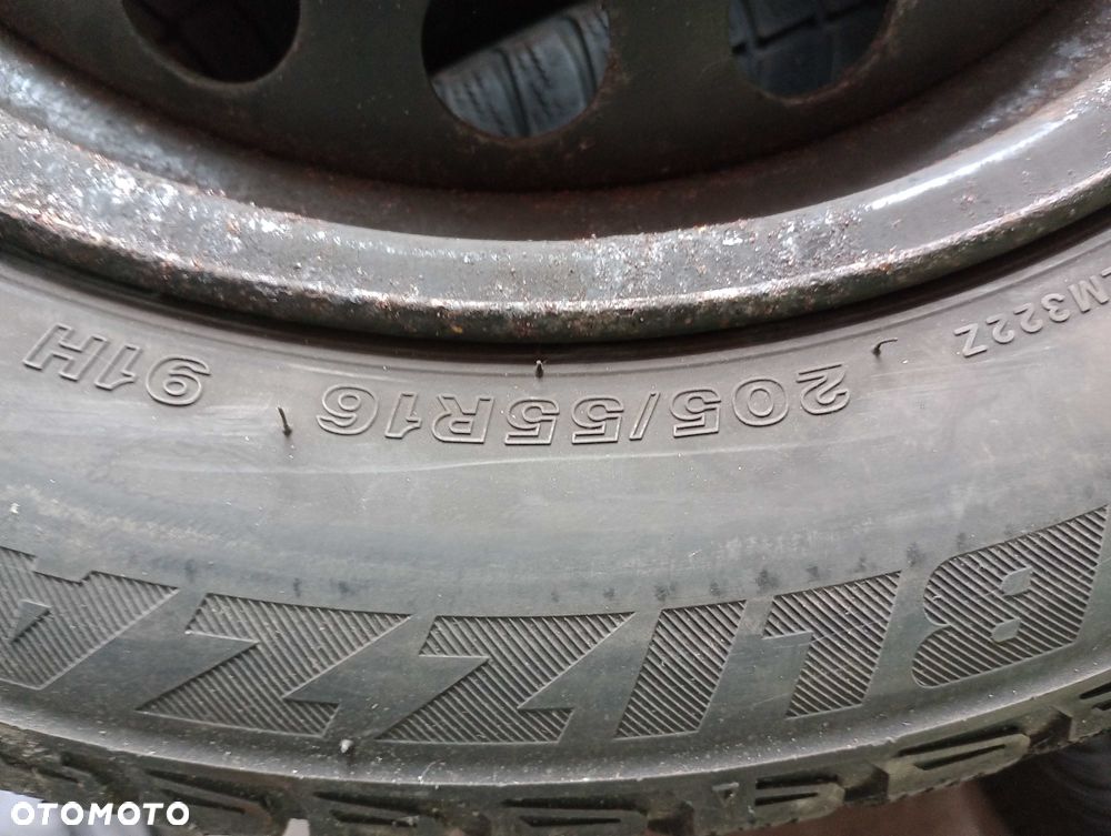 Opony zimowe 205x55 R16 BRIDGESTONE zima 205/55/16 - para 2 sztuki - 6