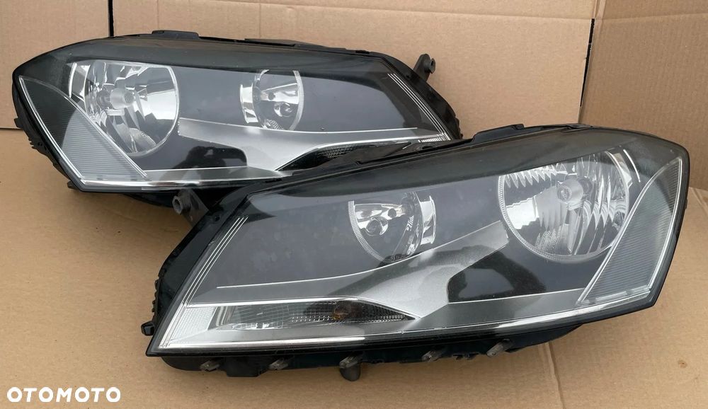 VW Passat B7 3AA reflektor prawy lewy lampa przód anglik UK - 1