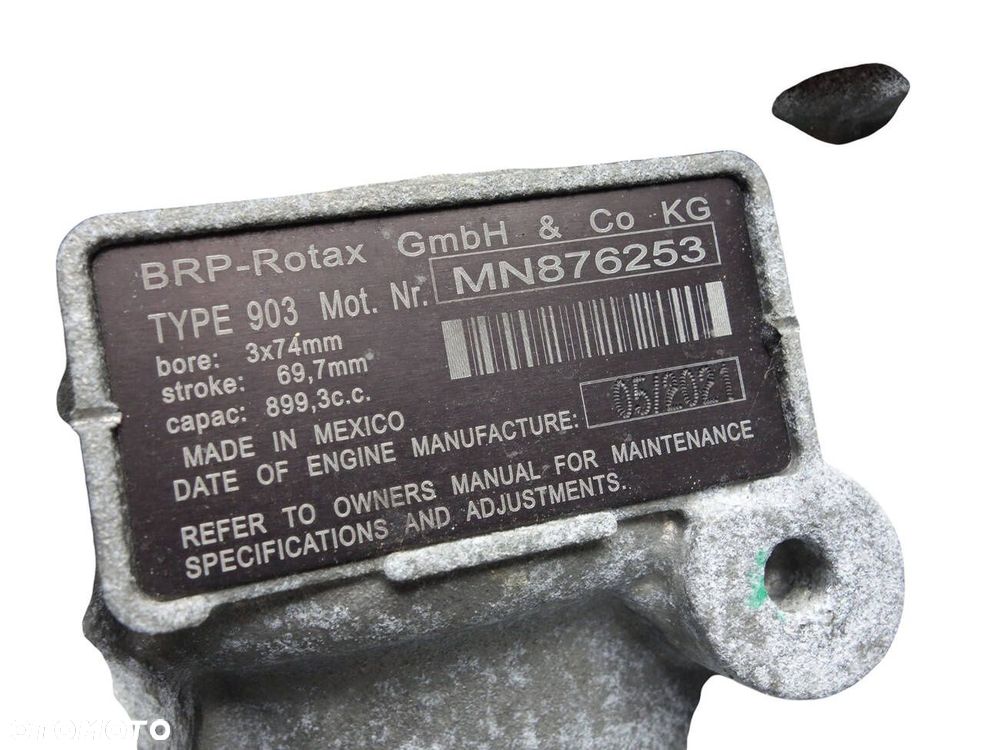 Silnik Can-am Ryker 900 Rotax 903 Gwarancja 30 dni - 8