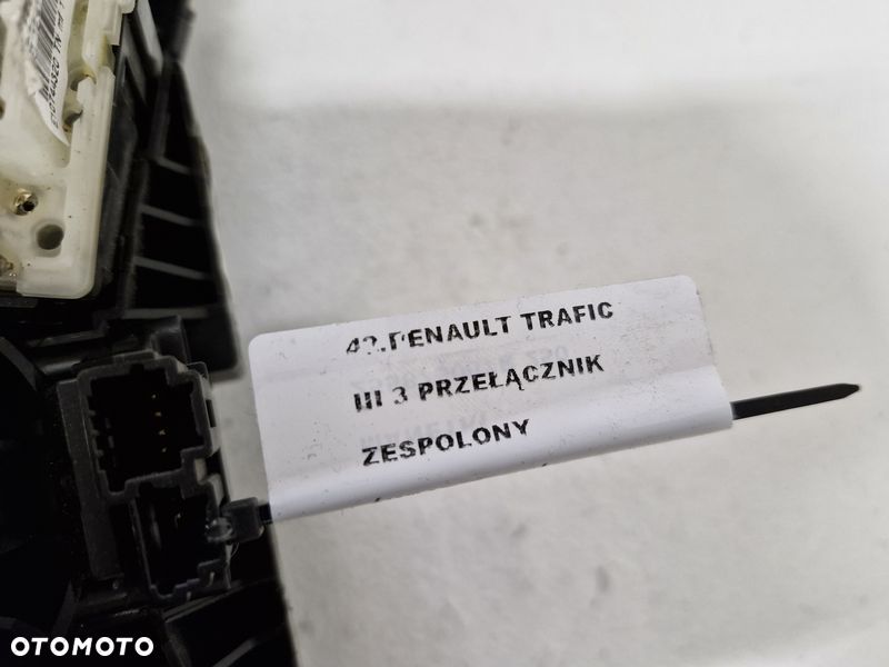 RENAULT TRAFIC III 3 PRZEŁĄCZNIK ZESPOLONY ŚWIATEŁ TAŚMA MANETKI 255675067R - 11