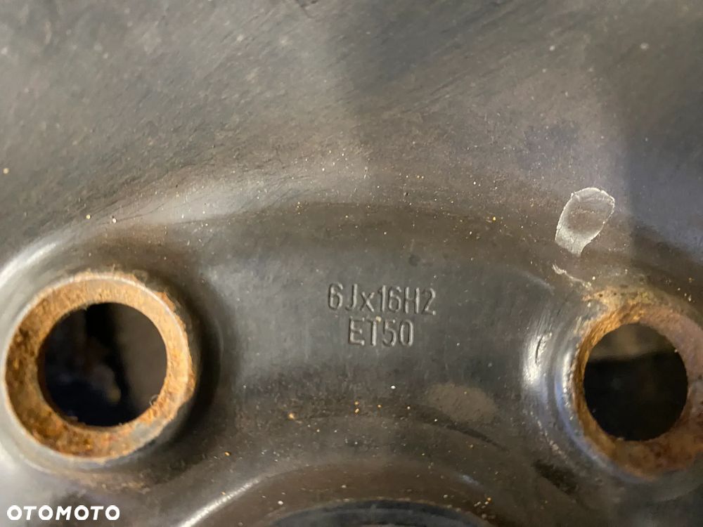 KOŁA KOŁO FELGA STALOWE 6J 16" 5X112; 57,1mm ET50 KOMPLET ; KOŁPAKI OE AD516012 SKODA FABIA SUPERB YETI OCTAVIA SEAT VW AUDI ITP. - 12