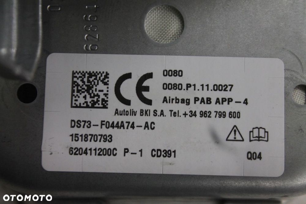 AIRBAG PODUSZKA PASAŻERA DS73-F044A74-AC MONDEO MK5 14-22 - 4