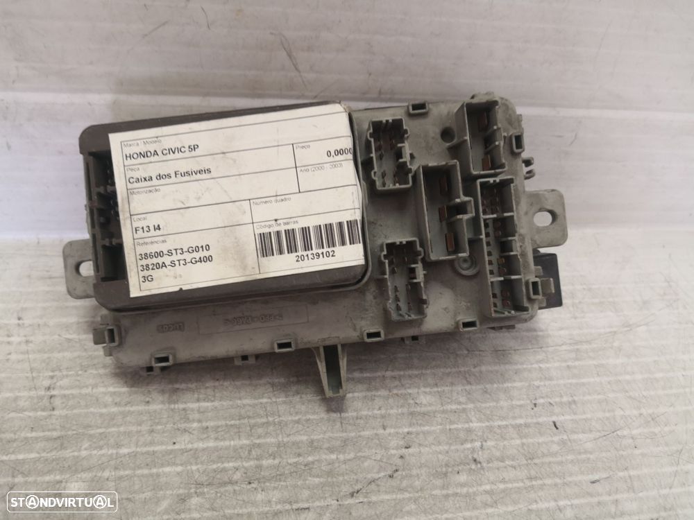 Caixa Dos Fusíveis Honda Civic Vii Três Volumes (Es, Et) - 3