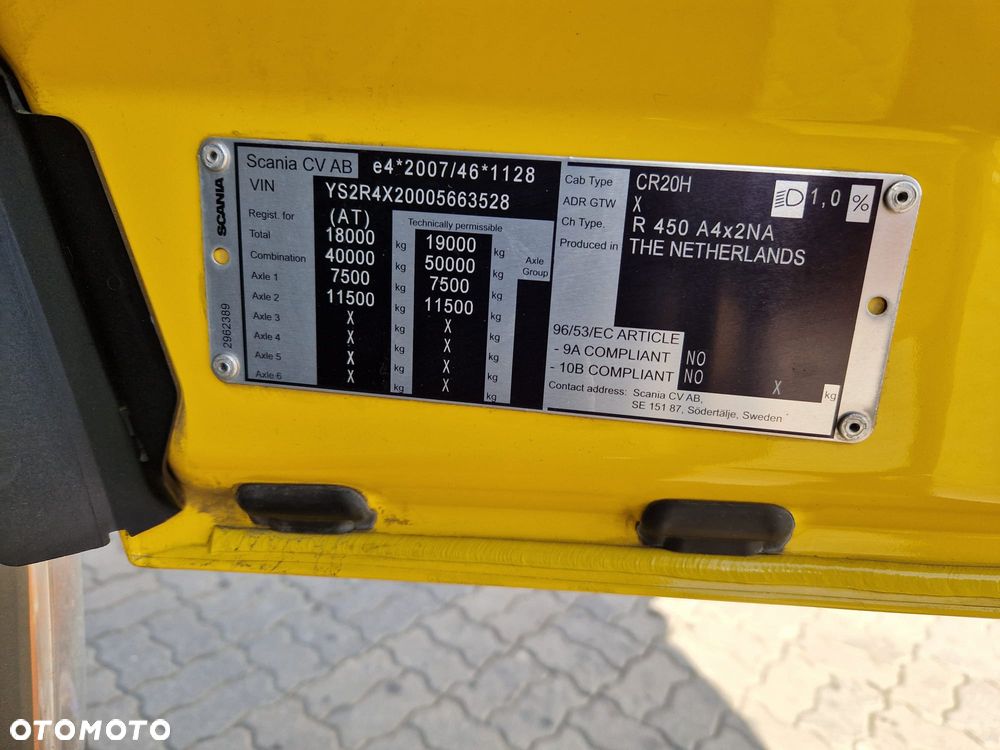 Scania R450A4x2NA NOWE OPONY - 25