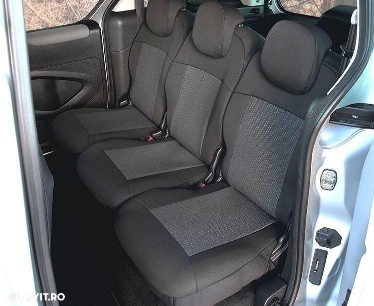 Set huse scaune auto Kegel Tailor Made pentru Peugeot Parner II Tepee, Citroen Berlingo II Combi, set huse fata + spate (spatar mijloc rabatabil) - 3