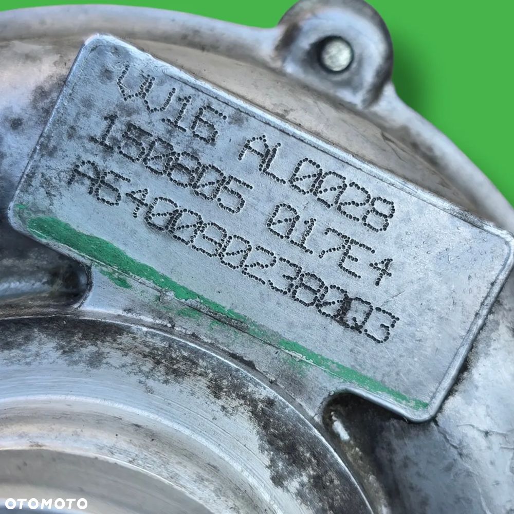 TURBOSPRĘŻARKA TURBINA TURBO MERCEDES W169 W245 A180 A200 2.0 CDI A6400902380 AL0028 VV16 - 9