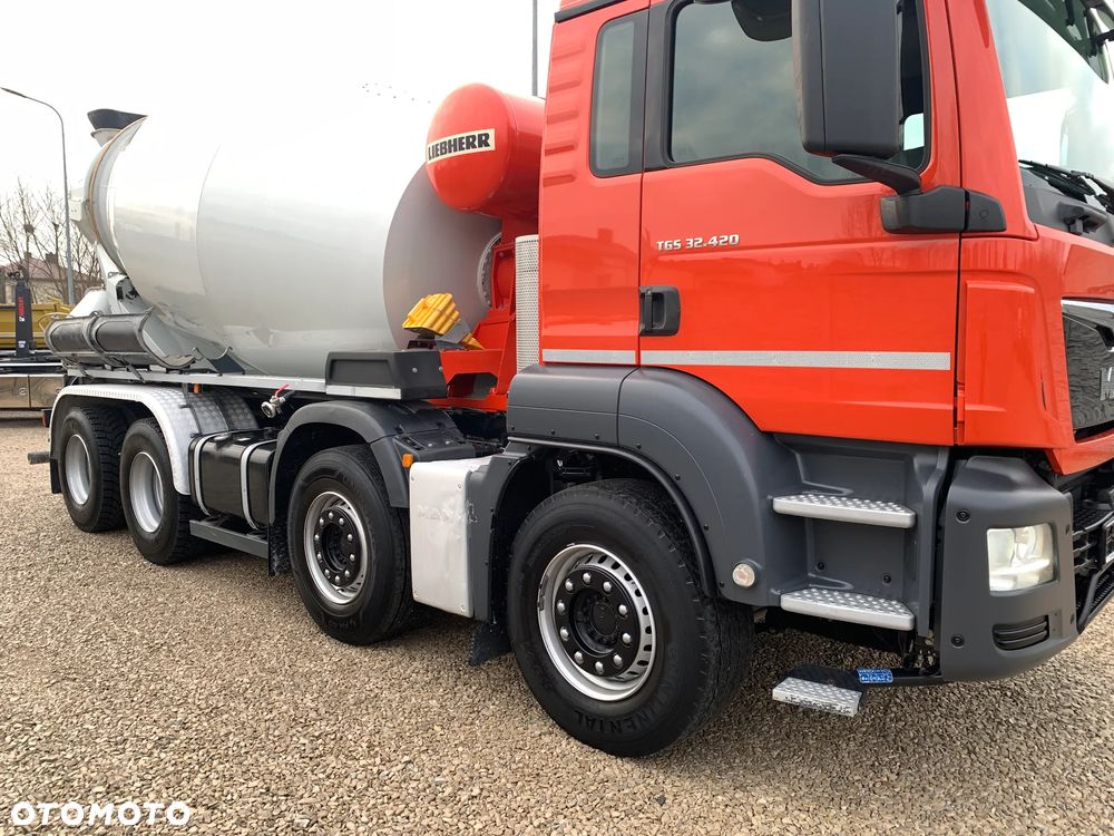 MAN TGS 32.420, BETONOMIESZARKA - LIEBHERR 9 M3, - 4