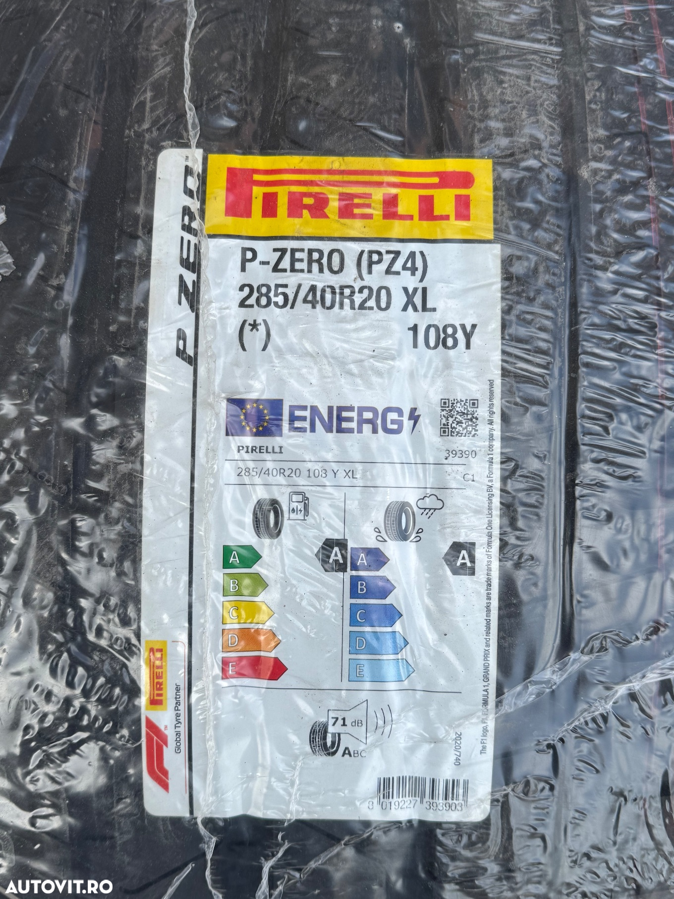 Vând set anvelope 255/45/20-285/40/20 Pirelli de vară noi cu steluță BMW - 4