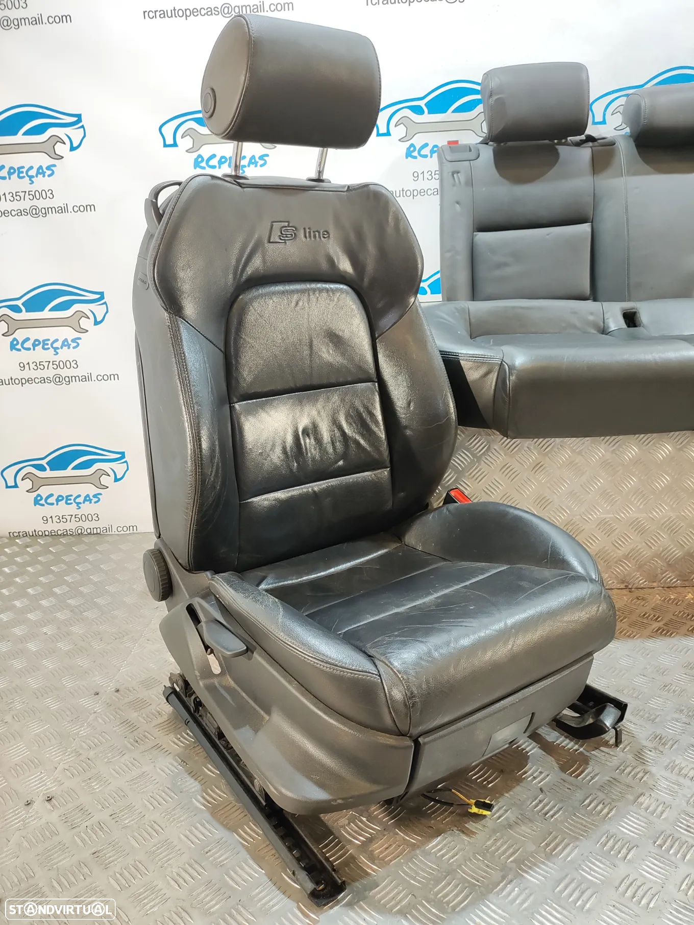 BANCO BANCOS PELE AIRBAG AUDI A3 FACELIFT 8P1 8P3 S LINE SLINE S-LINE 8P0885375F - 7