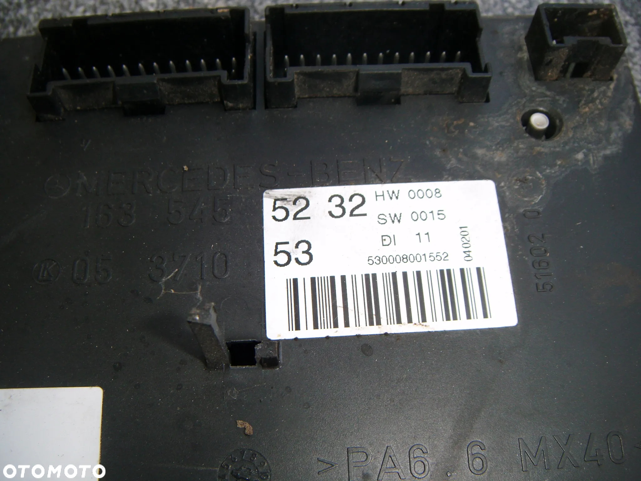 mercedes ML w163 2.7 cdi 00r moduł- sterownik komfortu  1635455232 - 4