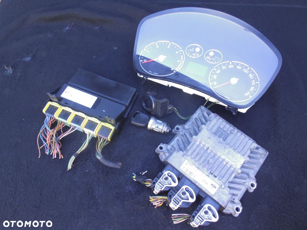 Komputer 7S61-12A650-BA 5WS40432A Ford 1.4TDCI FUSION LIFT EUROPA ZESTAW STARTOWY - 1