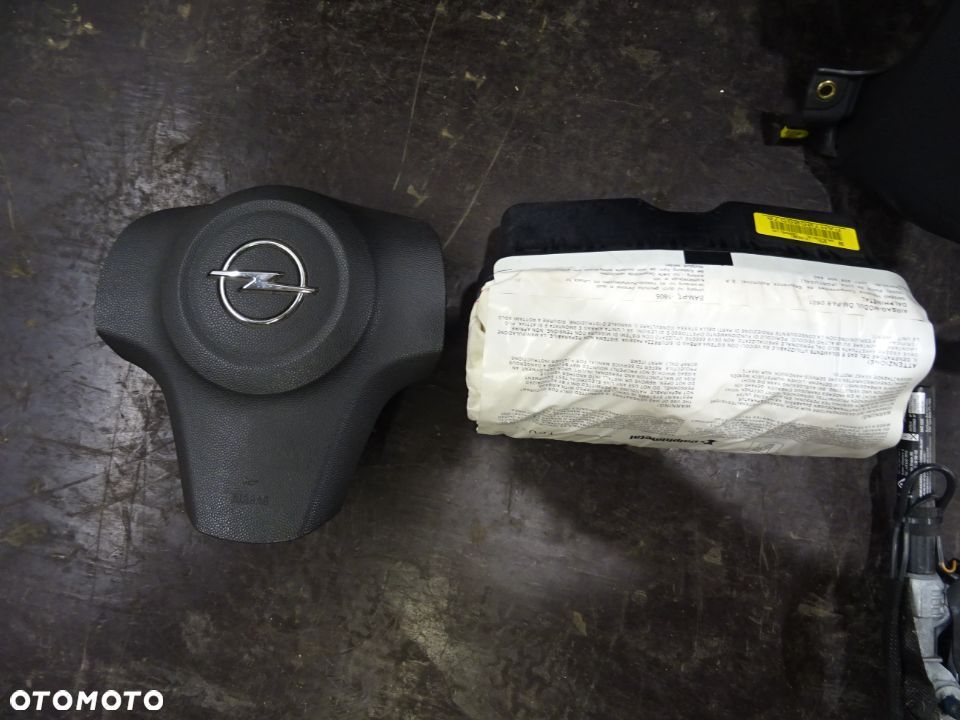 OPEL CORSA D HB 5D 06-10 1.2B DESKA ROZDZIELCZA KOKPIT KONSOLA PODUSZKI PASY - 2