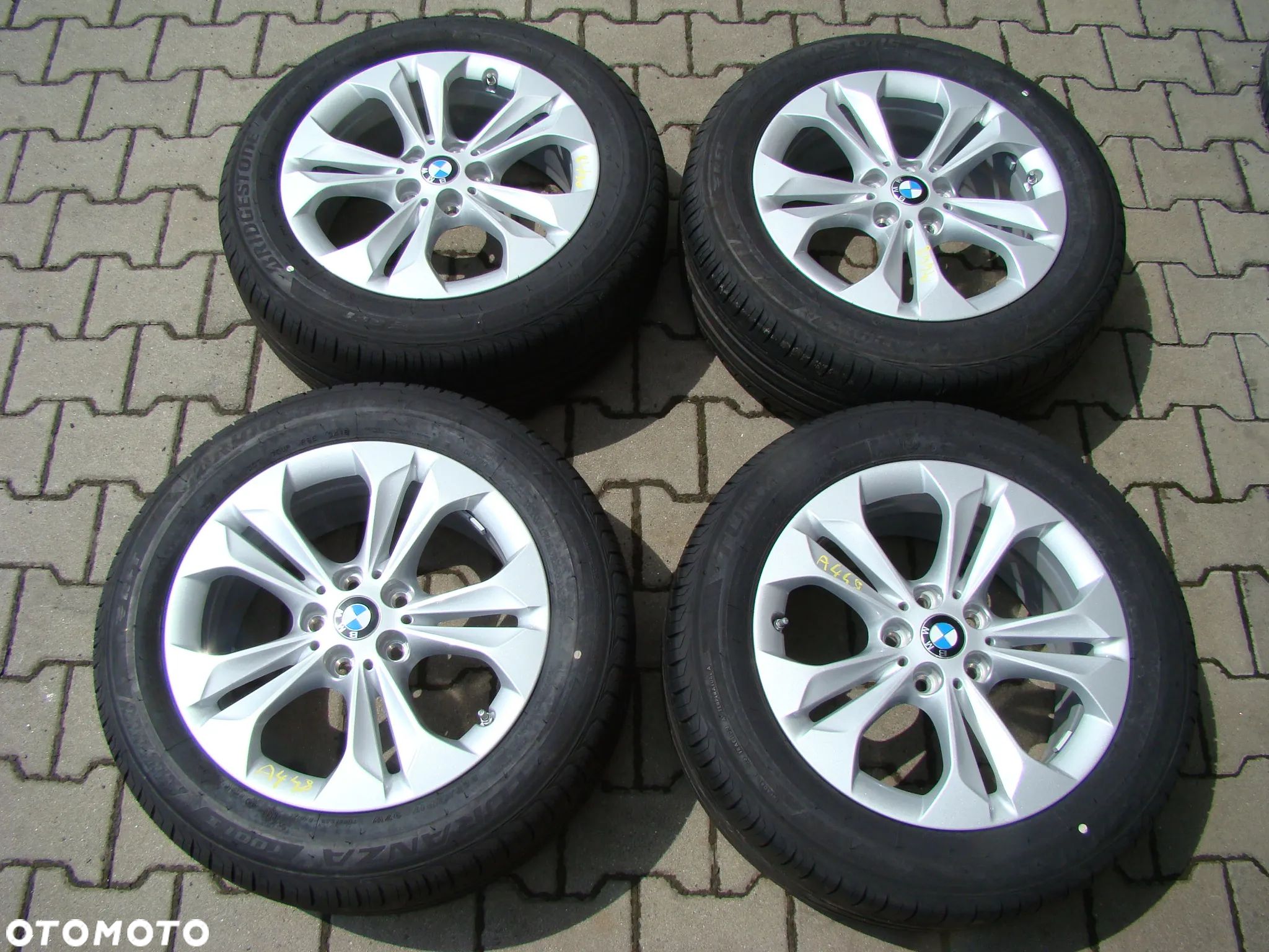 a448 5x112 BMW X1 F48 F49 X2 F39 7,5jx17 opony lato 225/55 czujniki - 1