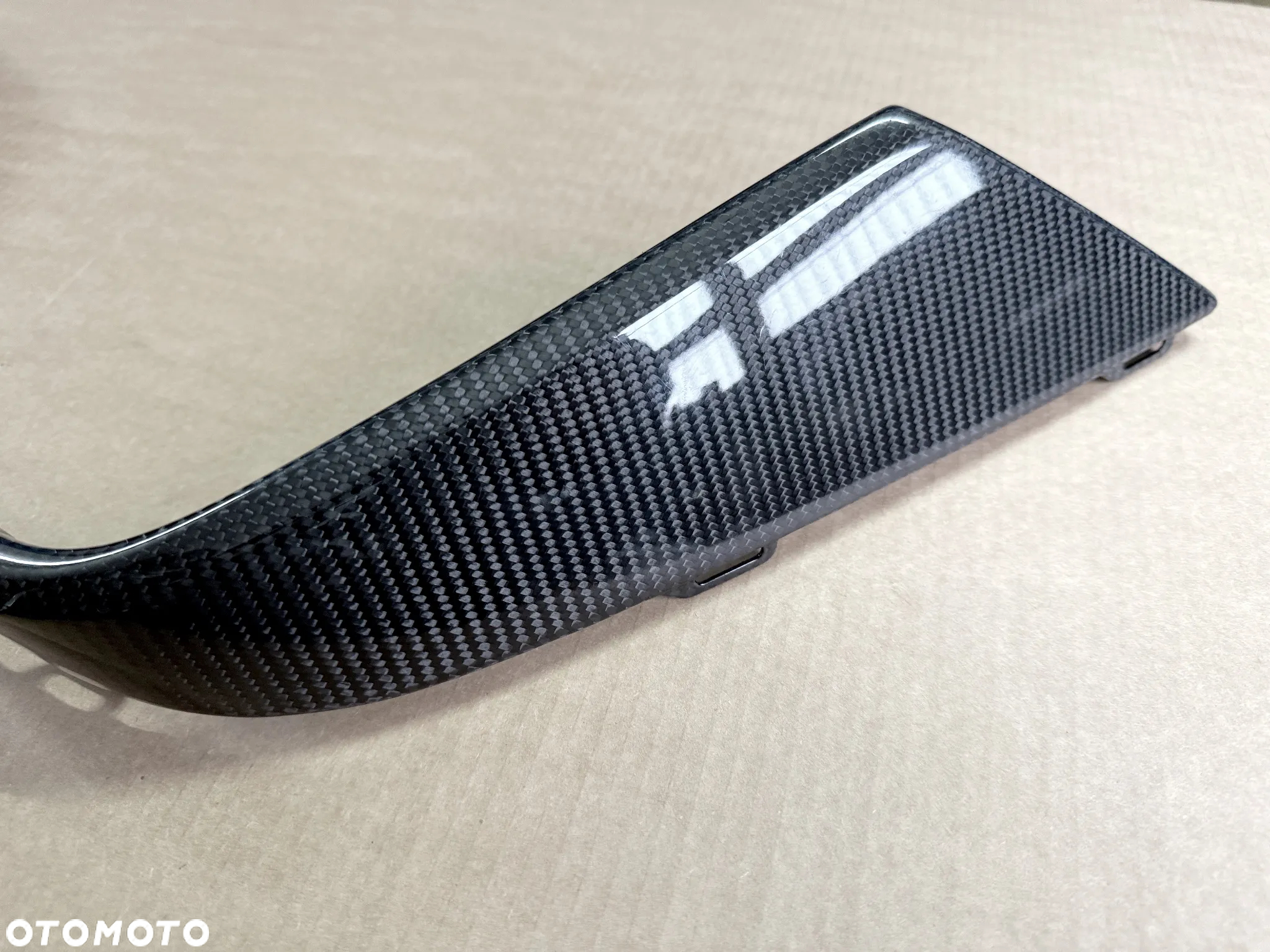 Listwa zderzaka Spojler Audi RS7 RS6 4K8 4K9 C8 4K - tylna LEWA CARBON - 3