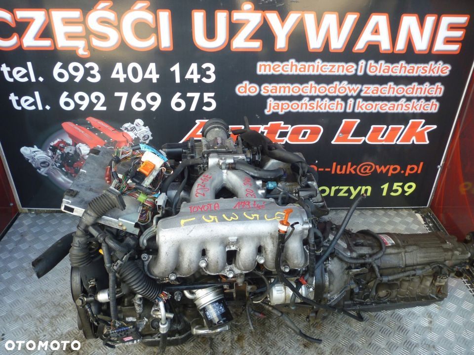 SILNIK TOYOTA 2JZ-GE 3.0 24V 179 TYS KOMPLET - 1