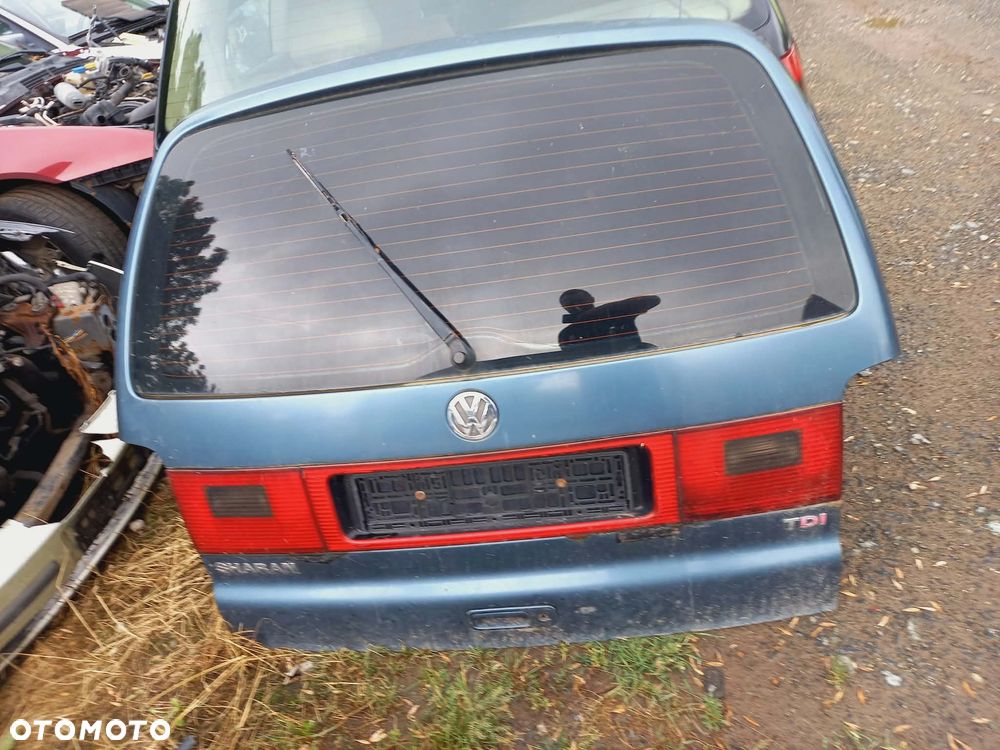 części VW VOLKSWAGEN SHARAN I FL 2003r 1.9tdi LC5W KLAPA TYŁ czarny - 1