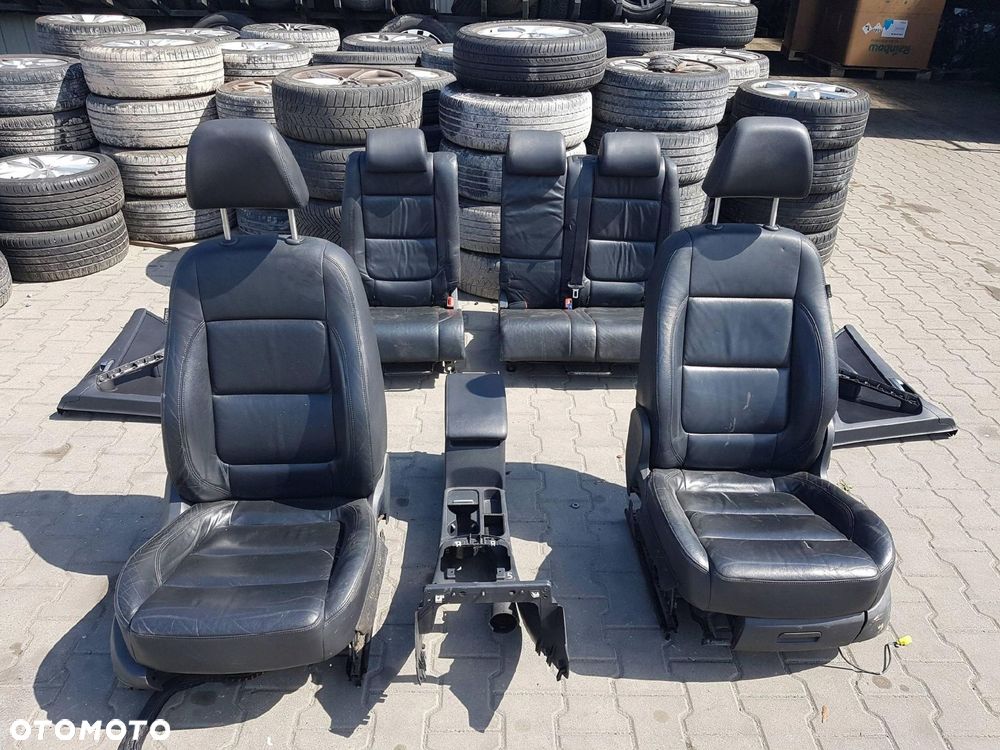 VW TIGUAN I 5N 06-15r FOTELE SKÓRZANE KANAPA KOMPLET - 1
