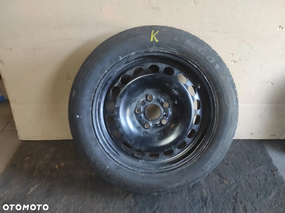 KOŁO ZAPASOWE DOJAZDOWE DOJAZDÓWKA R16 205 55 5X112 ET 42 6.5J 3C0601027AH VW PASSAT B6 B7 CADDY GOLF 5 6 PLUS KOMBI JETTA TOURAN EOS AUDI A3 8P SKODA OCTAVIA 2 SEAT LEON 2 ALTEA TOLEDO 3 ALTEA XL WYSYŁKA !!! - 1