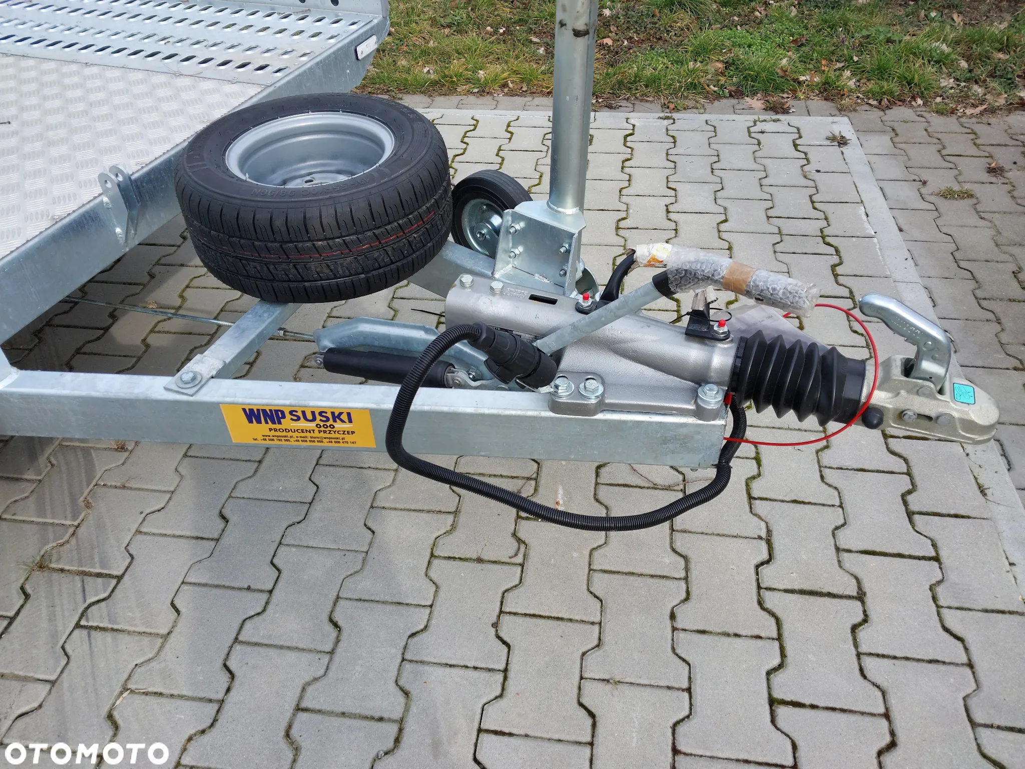 WNP SUSKI L35S55/3 tył skos, koła 195/55R10C, niski próg załadunkowy, do przewozu pojazdów - 5
