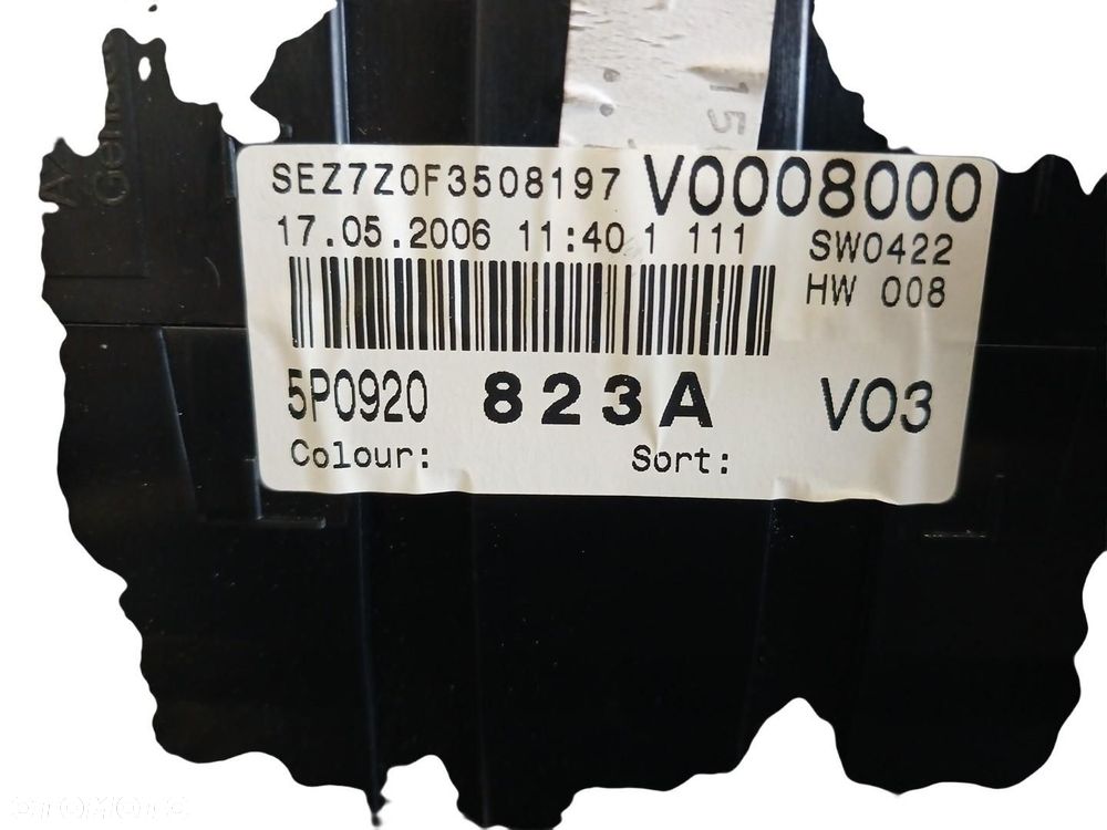 LICZNIK SEAT ALTEA 5P0920823A - 3