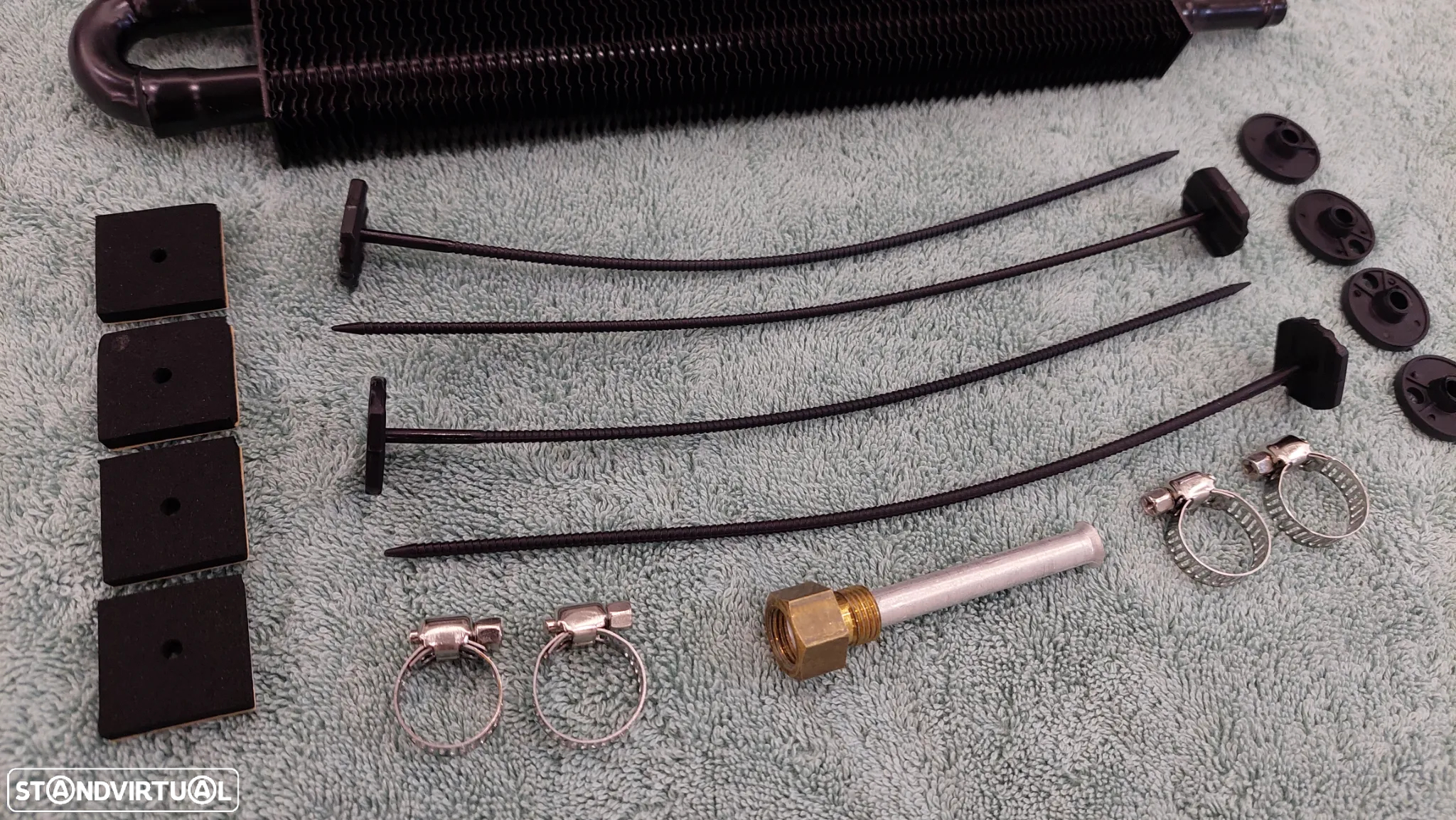 Kit Radiador Óleo / Combustíveis / Líquidos Universal - 4 Linhas - 12