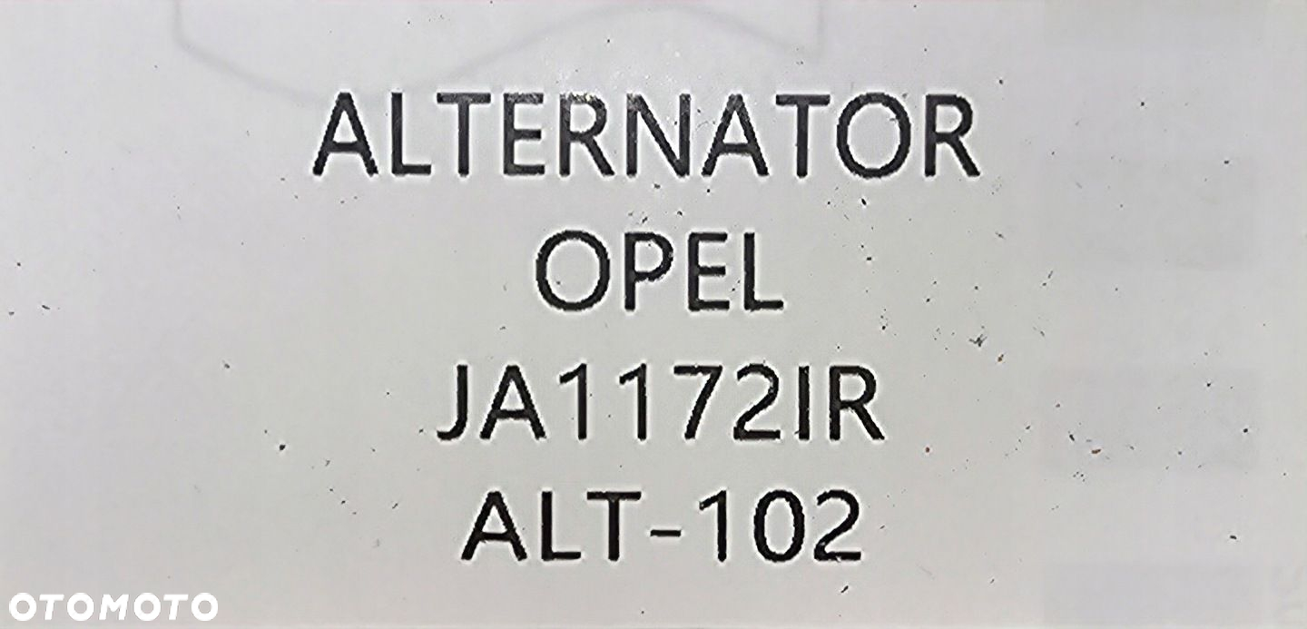 NOWY ALTERNATOR OPEL COMBO / CORSA B / ASTRA F / VECTRA B - JA1172IR - 8