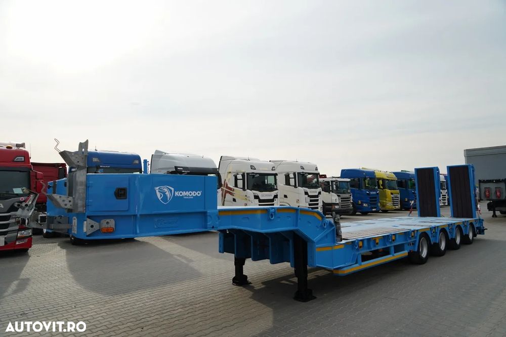 Altul -KOMODO / KMD4 / REMORCA AUTO / BETON JOS / AXE DE DIRECȚIE / AXĂ RIDICATĂ / RAMPE HIDRAULICE / - 4