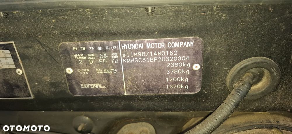 HYUNDAI Santa Fe 2001/02 - 2006/03 2,4 B G4JS na części - 6