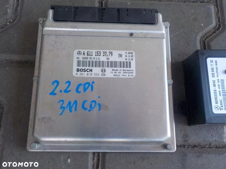 SPRINTER 2.2 CDI KOMPUTER STEROWNIK A6111533779 - 2