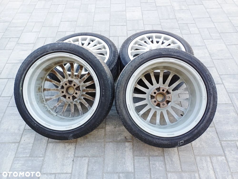 FELGI Z OPONAMI KOŁA ALUMINIOWE OZ RACING AUDI R17 5X100 ET35 57,1 mm OPONY PIRELLI P7 CINTURATO 225/45 LATO NR7 - 10