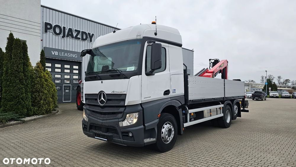 Mercedes-Benz ACTROS 2546 6x2 E6, SKRZYNIA+HDS PALFINGER PK 20.501 L TEC3 - 1