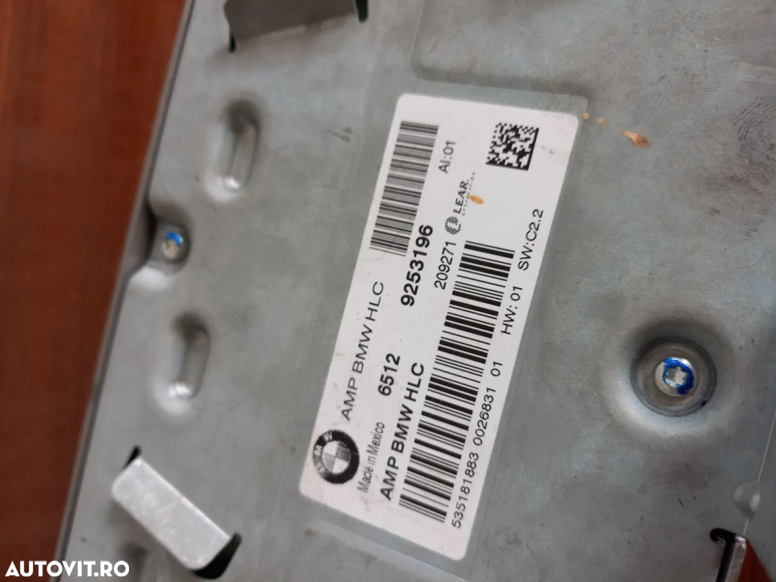Amplificator Audio Hifi Bmw X3 X4 F25 F26 Cod  - Dezmembrari Arad - 2