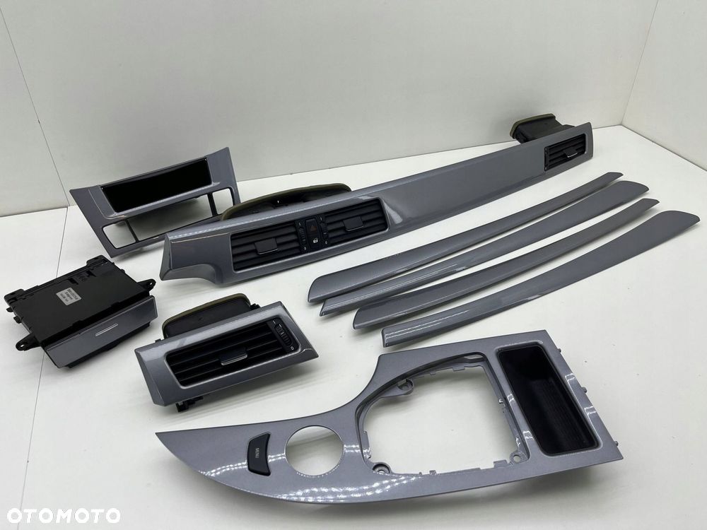 BMW 5 E60 E61 LIFT LISTWY DEKORY TITAN II DUNKEL KOMPLET EUROPA 7129233 - 1