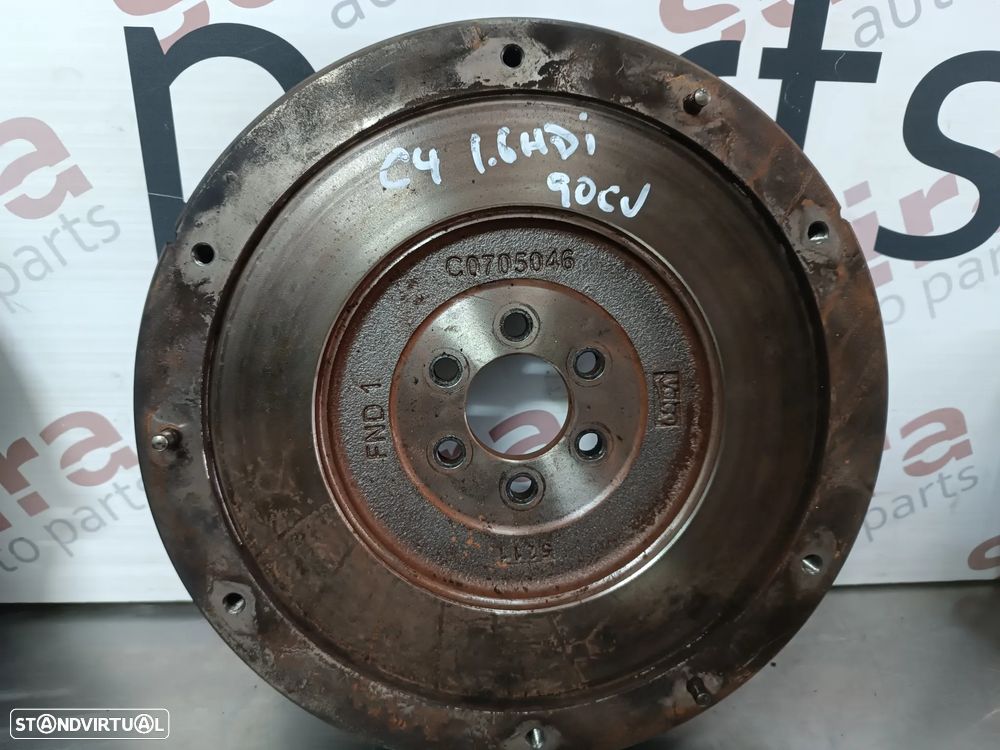 VOLANTE MONOMASSA COM EMBRAIAGEM PEUGEOT 307 / CITROEN C4 1.6HDI 90CV C0705046 - 3
